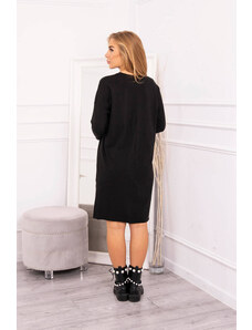 K-Fashion Oversize šaty černé