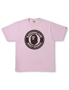 Bape Bicolor Busy Works Tee Pink