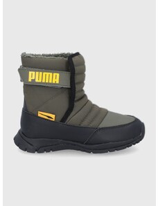 Dětské zimní boty Puma Puma Nieve Boot WTR AC PS zelená barva