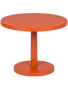 noo.ma Oranžový kovový odkládací stolek Odo 52 cm