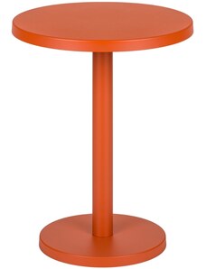 noo.ma Oranžový kovový odkládací stolek Odo 44 cm
