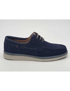 Forelli Men's Navy Blue Genuine Leather Shoes