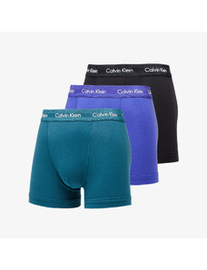 Boxerky Calvin Klein Cotton Stretch Classic Fit Trunk 3-Pack Spectrum Blue/ Black/ Atlantic Deep