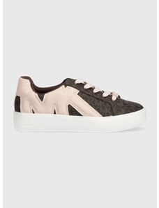 Dětské sneakers boty Michael Kors hnědá barva