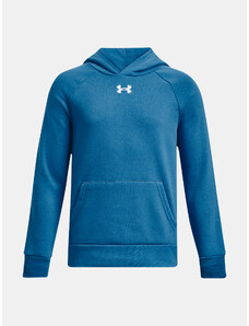 Under Armour Mikina UA Rival Fleece Hoodie-BLU - Kluci