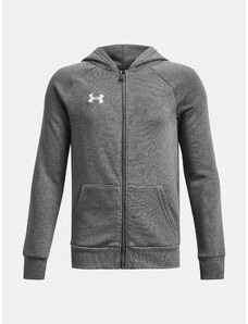 Under Armour Mikina UA Rival Fleece FZ Hoodie-GRY - Kluci