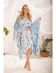 Kalimo Housecoat Hulhule Blue