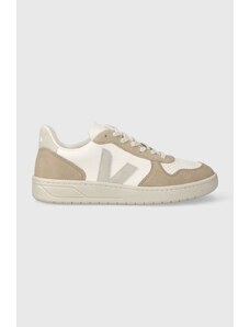 Kožené sneakers boty Veja V-10 béžová barva, VX0503298