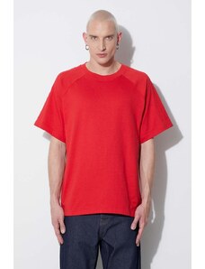 Bavlněné tričko adidas Originals Essentials Tee IA2445 červená barva, IA2445-red