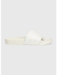 Pantofle adidas Originals Adilette dámské, bílá barva, IE9619
