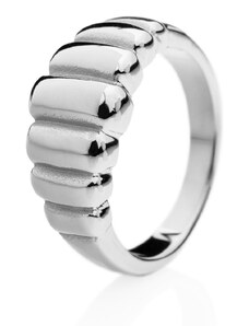 franco bene Queen prsten - stříbrný