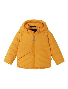 Dětská péřová bunda Reima Kupponen žlutá barva