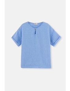 Dagi Blue Muslin T-Shirt