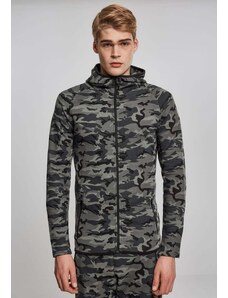 UC Men Bunda Interlock Camo Zip Jacket tmavé masky