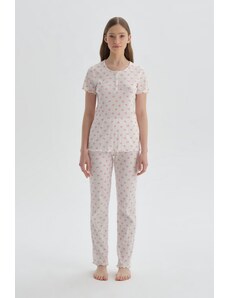 Dagi White Pajama Set