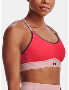 Under Armour Podprsenka UA Infinity Mid Bra Blocked-RED - Dámské