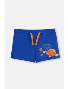 Dagi Blue Fish Print. Shorts