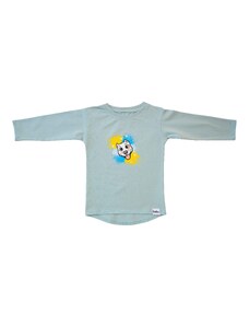 Babu Chlapecké modré tričko s dlouhým rukávem