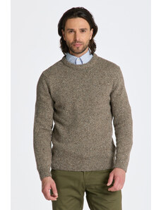 SVETR GANT WOOL NEPS C-NECK šedá S