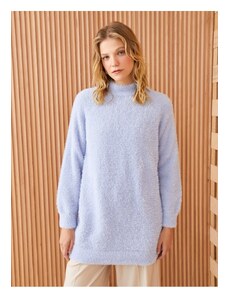 LC Waikiki Half Turtleneck Plain Long Sleeve Women's Knitwear Tunic