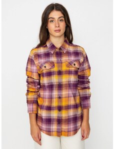 Patagonia Organic Cotton MW Fjord Flannel (sun rays/night plum)barevná