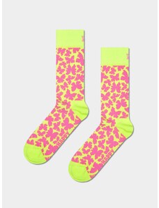 Happy Socks Butterfly (pink neon)růžová