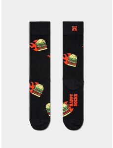 Happy Socks Flaming Burger (black)černá