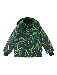 Dětská lyžařská bunda Reima Kairala zelená barva
