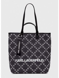 Kabelka Karl Lagerfeld šedá barva