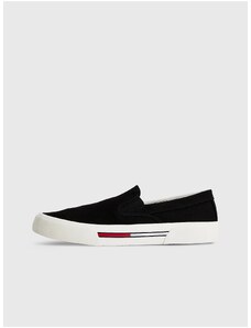 Tommy Hilfiger Černé pánské slip on tenisky Tommy Jeans - Pánské