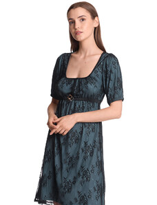 Regency - krajkové šaty černomodré Vive Maria