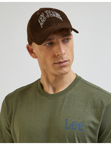 Manšestrová kšiltovka LEE LP7616A71 112342464 CORD CAP Truffle