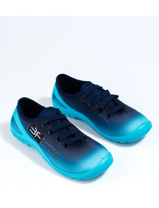 Navy blue slip-on sneakers for boy Shelvt