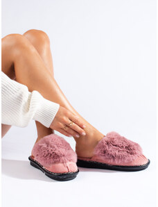 Women's pink comfortable Shelvt slippers