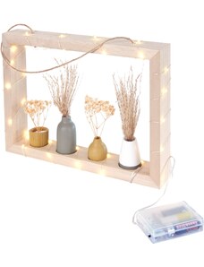 bonprix LED dekorativní předmět s různými trávami Béžová