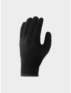 4F Fleecové rukavičky Touch Screen unisex - černé