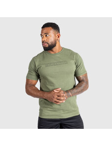 Pánské fitness tričko Iron Aesthetics Glam, vojenská zelená