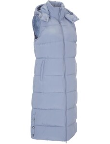 bonprix Funkční prošívaná vesta s izolující hřejivou technologií, dlouhá Modrá