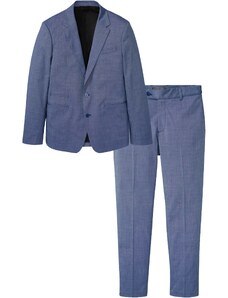 bonprix 2dílný oblek: sako a kalhoty Modrá