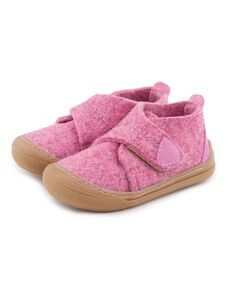 Vlnka Dětské filcové boty Momo růžová