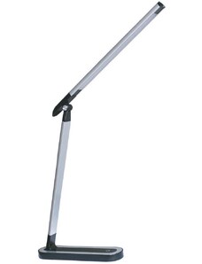 Polux LED Stmívatelná dotyková stolní lampa MADERA LED/7W/230V černá SA1855