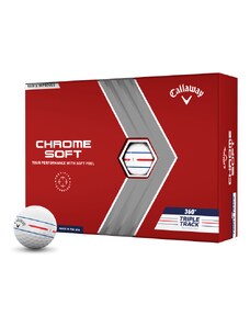 Callaway Limited Edition Chrome Soft 360 Triple Track Golf Balls white