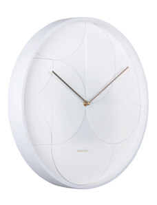 Designové nástěnné hodiny 5948WH Karlsson 40cm