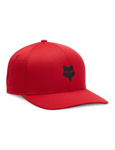 Pánská kšiltovka Fox Fox Head Tech Flexfit Hat - Flame Red