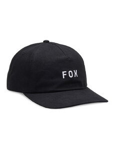 Pánská kšiltovka Fox Wordmark Adjustable Hat - Black