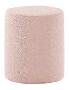 Růžová bouclé stolička Vipack Moon 41,5 cm