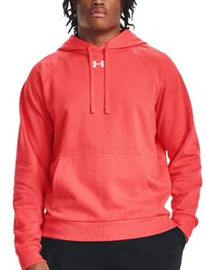 Mikina s kapucí Under Armour UA Rival Fleece Hoodie-RED 1379757-690