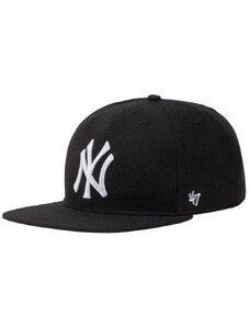 47 Brand 47 Značka MLB New York Yankees Kšiltovka bez výstřelu B-NSHOT17WBP-BK