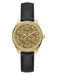 GUESS | G-Gloss hodinky | Černá;zlatá