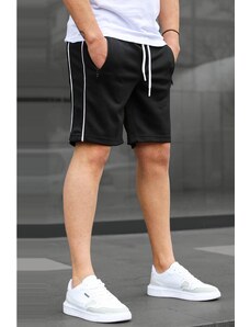 Madmext Black Basic Men's Shorts 5489